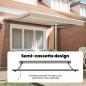 Preview: Einziehbare Markise Beige 350x250 cm
