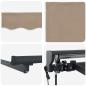 Preview: Einziehbare Markise Beige 350x250 cm
