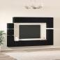 Preview: TV-Schrank-Set mit Regal Wandmontiert Sonstiges mit Speicher 9 pcs Schwarze Eiche Holzwerkstoff