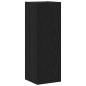 Preview: TV-Schrank-Set mit Regal Wandmontiert Sonstiges mit Speicher 9 pcs Schwarze Eiche Holzwerkstoff