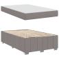 Preview: Bettgestell Taupe 120 x 200 cm Stoff