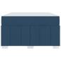 Preview: Bettgestell Blau 120 x 200 cm Stoff