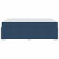 Preview: Bettgestell Blau 120 x 200 cm Stoff