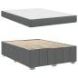 Preview: Bettgestell Dunkelgrau 140 x 200 cm Stoff