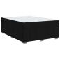 Preview: Bettgestell Schwarz 140 x 200 cm Stoff