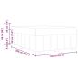 Preview: Bettgestell Schwarz 140 x 200 cm Stoff
