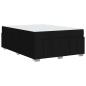 Preview: Bettgestell Schwarz 140 x 200 cm Stoff