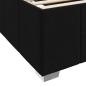Preview: Bettgestell Schwarz 140 x 200 cm Stoff