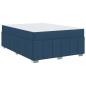 Preview: Bettgestell Blau 140 x 200 cm Stoff