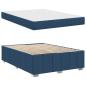 Preview: Bettgestell Blau 140 x 200 cm Stoff