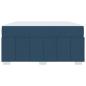 Preview: Bettgestell Blau 140 x 200 cm Stoff