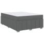 Preview: Bettgestell Dunkelgrau 160 x 200 cm Stoff