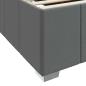 Preview: Bettgestell Dunkelgrau 160 x 200 cm Stoff