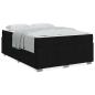 Preview: Bettgestell Schwarz 160 x 200 cm Stoff