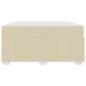 Preview: Bettgestell Creme 160 x 200 cm Stoff
