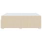 Preview: Bettgestell Creme 160 x 200 cm Stoff
