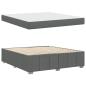 Preview: Bettgestell Dunkelgrau 180 x 200 cm Stoff