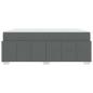 Preview: Bettgestell Dunkelgrau 180 x 200 cm Stoff