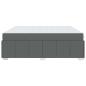 Preview: Bettgestell Dunkelgrau 180 x 200 cm Stoff