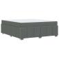 Preview: Bettgestell Dunkelgrau 180 x 200 cm Stoff