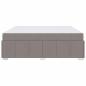 Preview: Bettgestell Taupe 180 x 200 cm Stoff