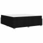 Preview: Bettgestell Schwarz 200 x 200 cm Stoff