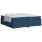 Preview: Bettgestell Sonstiges Blau 200 x 200 cm Stoff