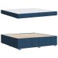 Preview: Bettgestell Sonstiges Blau 200 x 200 cm Stoff