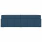 Preview: Bettgestell Sonstiges Blau 200 x 200 cm Stoff