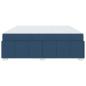 Preview: Bettgestell Sonstiges Blau 200 x 200 cm Stoff