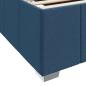 Preview: Bettgestell Sonstiges Blau 200 x 200 cm Stoff