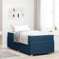 Preview: ARDEBO.de - Bettgestell Sonstiges Blau 80 x 200 cm Stoff