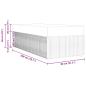 Preview: Bettgestell Sonstiges Blau 80 x 200 cm Stoff