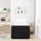 Preview: Bettgestell mit Matratze Sonstiges Schwarz 80 x 200 cm Samt