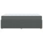 Preview: Bettgestell Sonstiges Dunkelgrau 90 x 190 cm Stoff