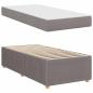 Preview: Bettgestell Sonstiges Taupe 90 x 190 cm Stoff