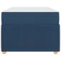 Preview: Bettgestell Sonstiges Blau 90 x 190 cm Stoff