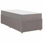 Preview: Bettgestell Sonstiges Taupe 90 x 200 cm Stoff