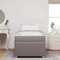 Preview: Bettgestell Sonstiges Taupe 90 x 200 cm Stoff