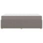 Preview: Bettgestell Sonstiges Taupe 90 x 200 cm Stoff