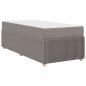 Preview: Bettgestell Sonstiges Taupe 90 x 200 cm Stoff