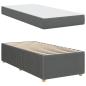 Preview: Bettgestell Sonstiges Dunkelgrau 100 x 200 cm Stoff
