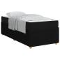 Preview: Bettgestell Sonstiges Schwarz 100 x 200 cm Stoff