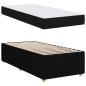 Preview: Bettgestell Sonstiges Schwarz 100 x 200 cm Stoff