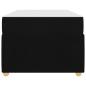 Preview: Bettgestell Sonstiges Schwarz 100 x 200 cm Stoff