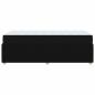 Preview: Bettgestell Sonstiges Schwarz 100 x 200 cm Stoff