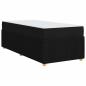 Preview: Bettgestell Sonstiges Schwarz 100 x 200 cm Stoff