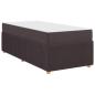 Preview: Bettgestell Sonstiges Dunkelbraun 100 x 200 cm Stoff
