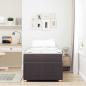 Preview: Bettgestell Sonstiges Dunkelbraun 100 x 200 cm Stoff