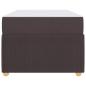 Preview: Bettgestell Sonstiges Dunkelbraun 100 x 200 cm Stoff